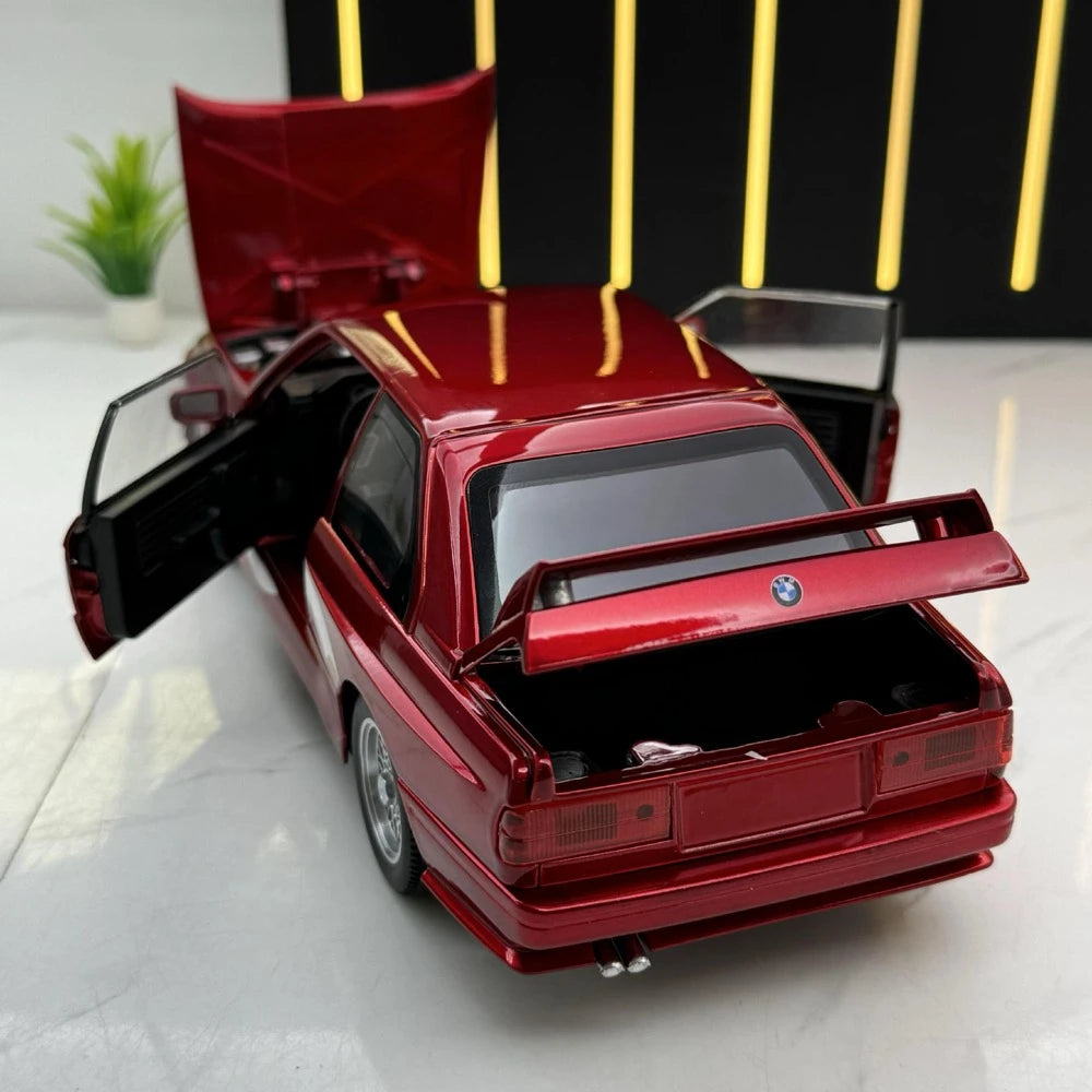 [TOY] 1:24 BMW 1988 E30 M3 Coca-Cola modellino di auto Die-Cast