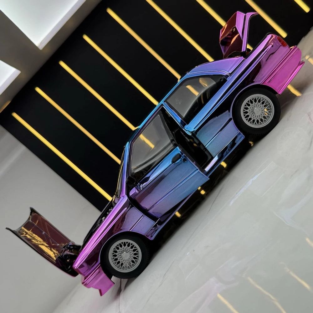 [TOY] 1:24 BMW 1988 E30 M3 Pink Gradient Model Car Die-Cast