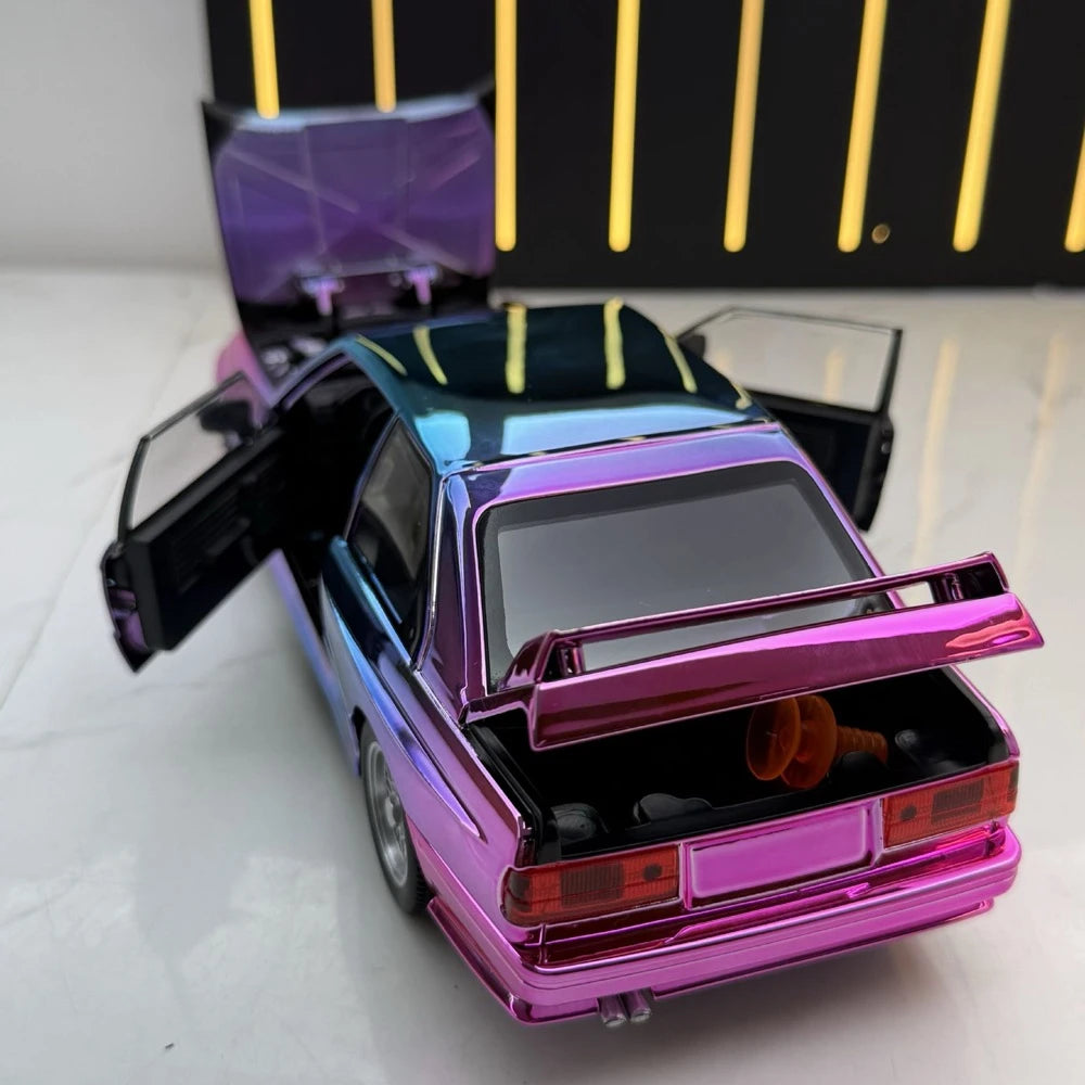 [TOY] 1:24 BMW 1988 E30 M3 Pink Gradient Model Car Die-Cast