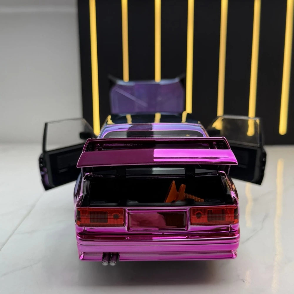 [TOY] 1:24 BMW 1988 E30 M3 Pink Gradient Model Car Die-Cast