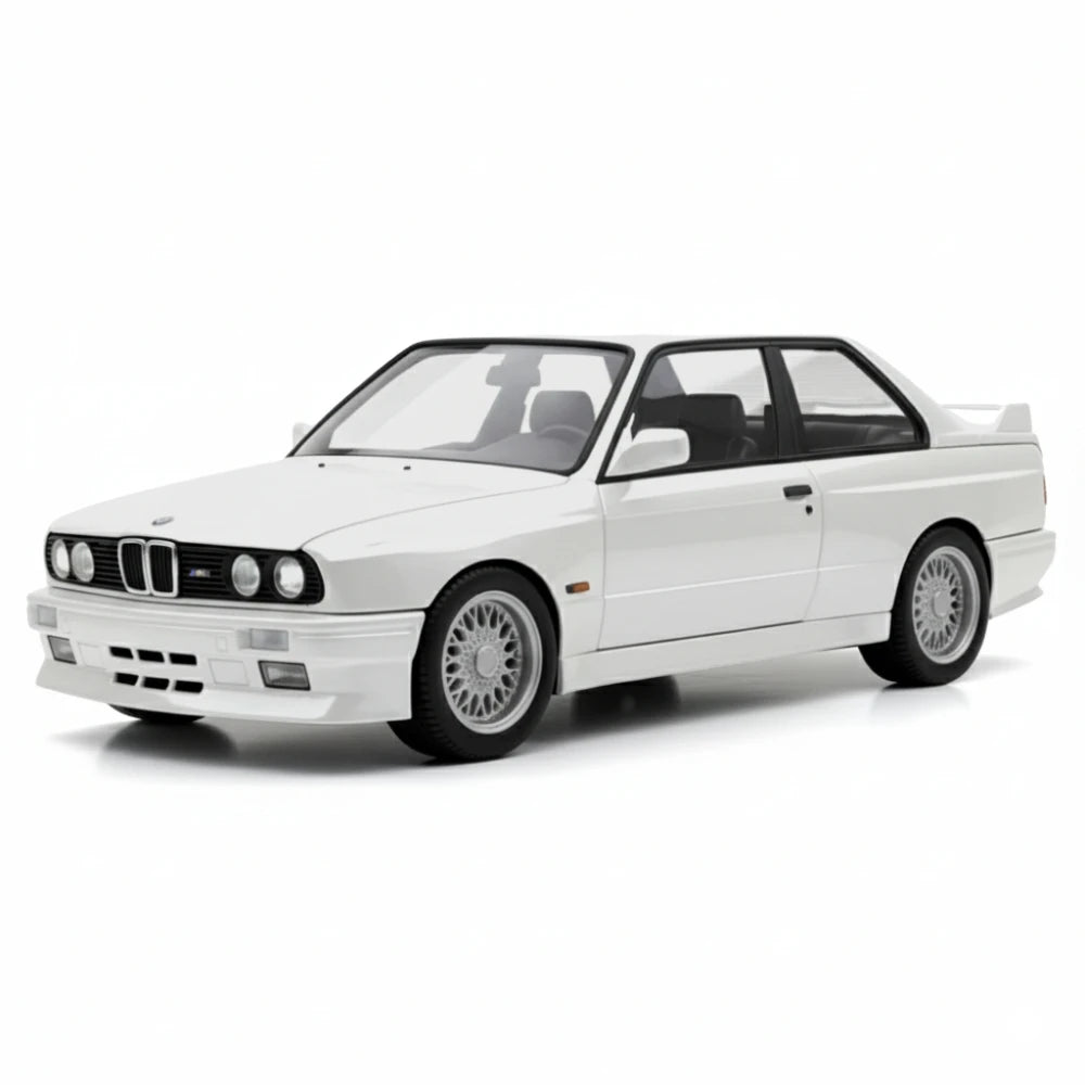 [TOY] 1:24 BMW 1988 E30 M3 bianco modellino di auto Die-Cast