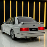 [TOY] 1:24 BMW 1988 E30 M3 White Model Car Die-Cast