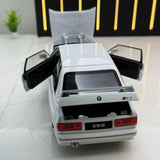 [TOY] 1:24 BMW 1988 E30 M3 White Model Car Die-Cast