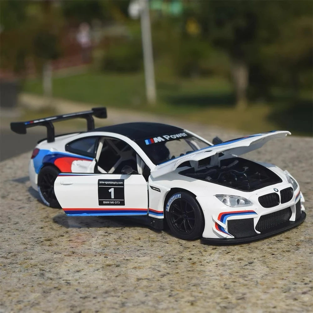 [TOY] 1:24 BMW 2005 M6 GT3 #1 Model Car Die-Cast