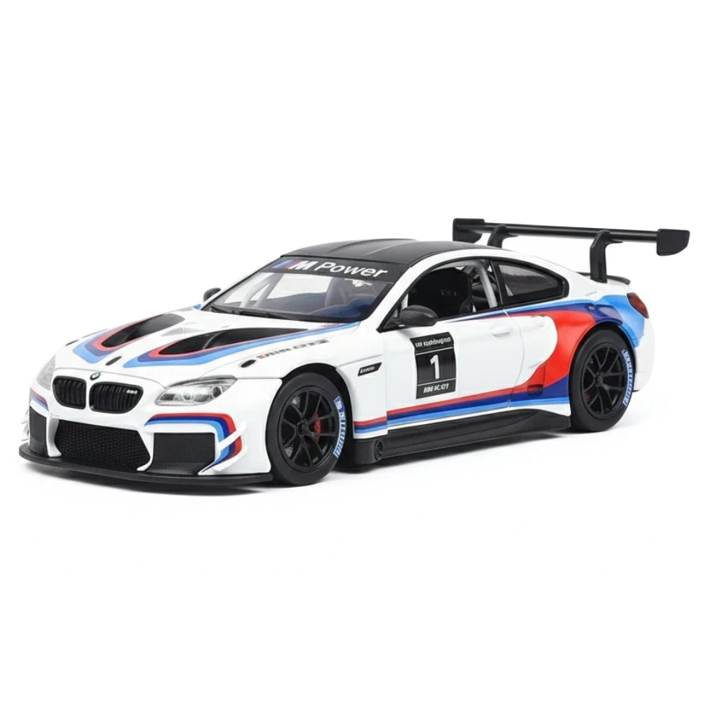 [TOY] 1:24 BMW 2005 M6 GT3 #1 Model Car Die-Cast