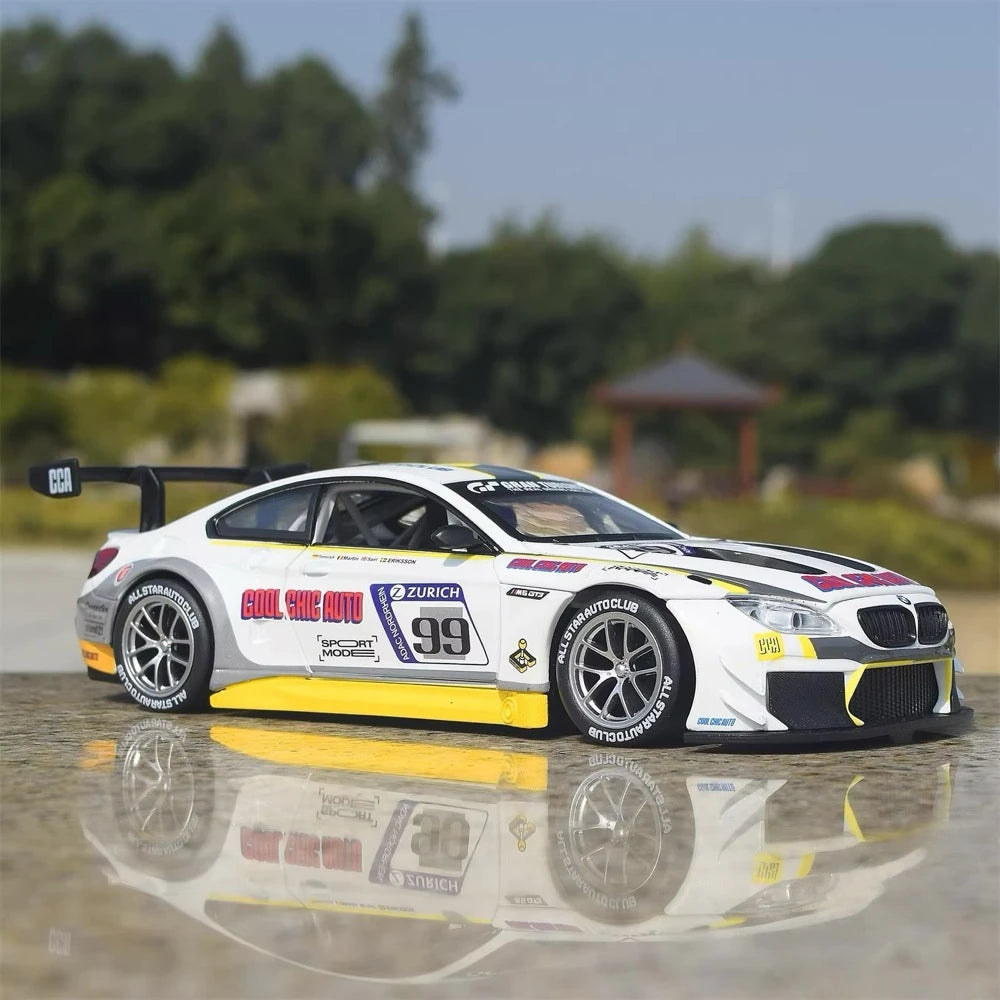 [TOY] 1:24 BMW 2016 F13 M6 GT3 #99 Model Car Die-Cast