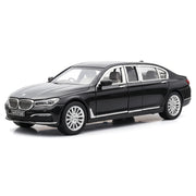 BMW 2016 G12 760Li czarny 1:24 – model samochodu z metalu odlewanego do ekspozycji