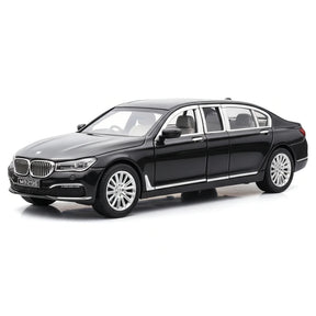 [TOY] 1:24 BMW 2016 G12 760Li Black Model Car Die-Cast