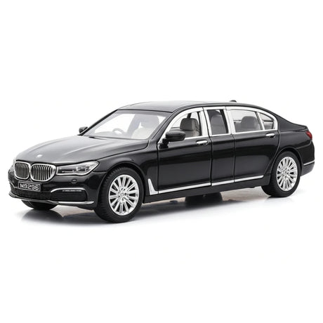 BMW 2016 G12 760Li Black 1:24 – model wyświetlacza odlewany z odlewu