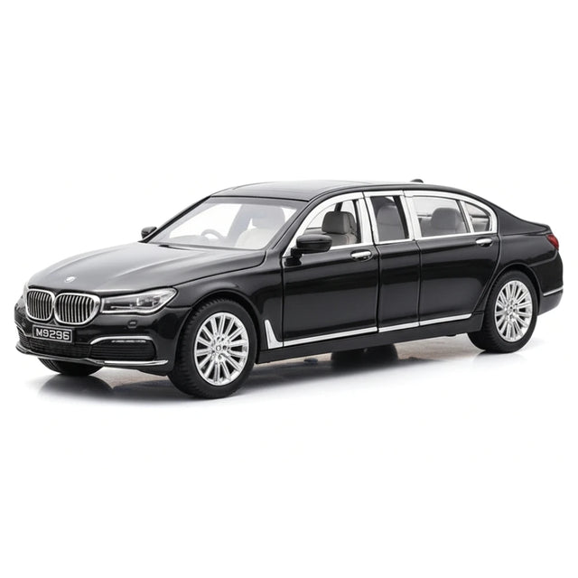 [TOY] 1:24 BMW 2016 G12 760Li Black Model Car Die-Cast