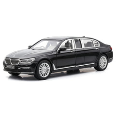 [TOY] 1:24 BMW 2016 G12 760Li Black Model Car Die-Cast