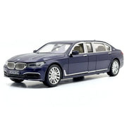BMW 2016 G12 760Li niebieski 1:24 – model samochodu z metalu odlewanego do ekspozycji