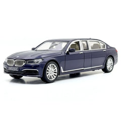 [TOY] 1:24 BMW 2016 G12 760Li blu modellino di auto Die-Cast