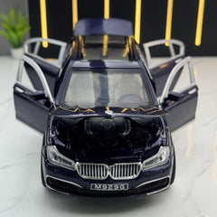 [TOY] 1:24 BMW 2016 G12 760Li blu modellino di auto Die-Cast