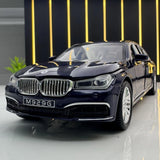 [TOY] 1:24 BMW 2016 G12 760Li Blue Model Car Die-Cast