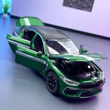 [TOY] 1:24 BMW 2019 F9X MANHART MH8 800 Green Model Car Die-Cast