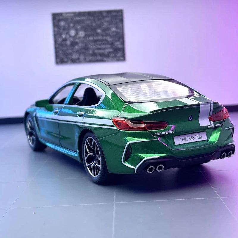 [TOY] 1:24 BMW 2019 F9X MANHART MH8 800 Green Model Car Die-Cast