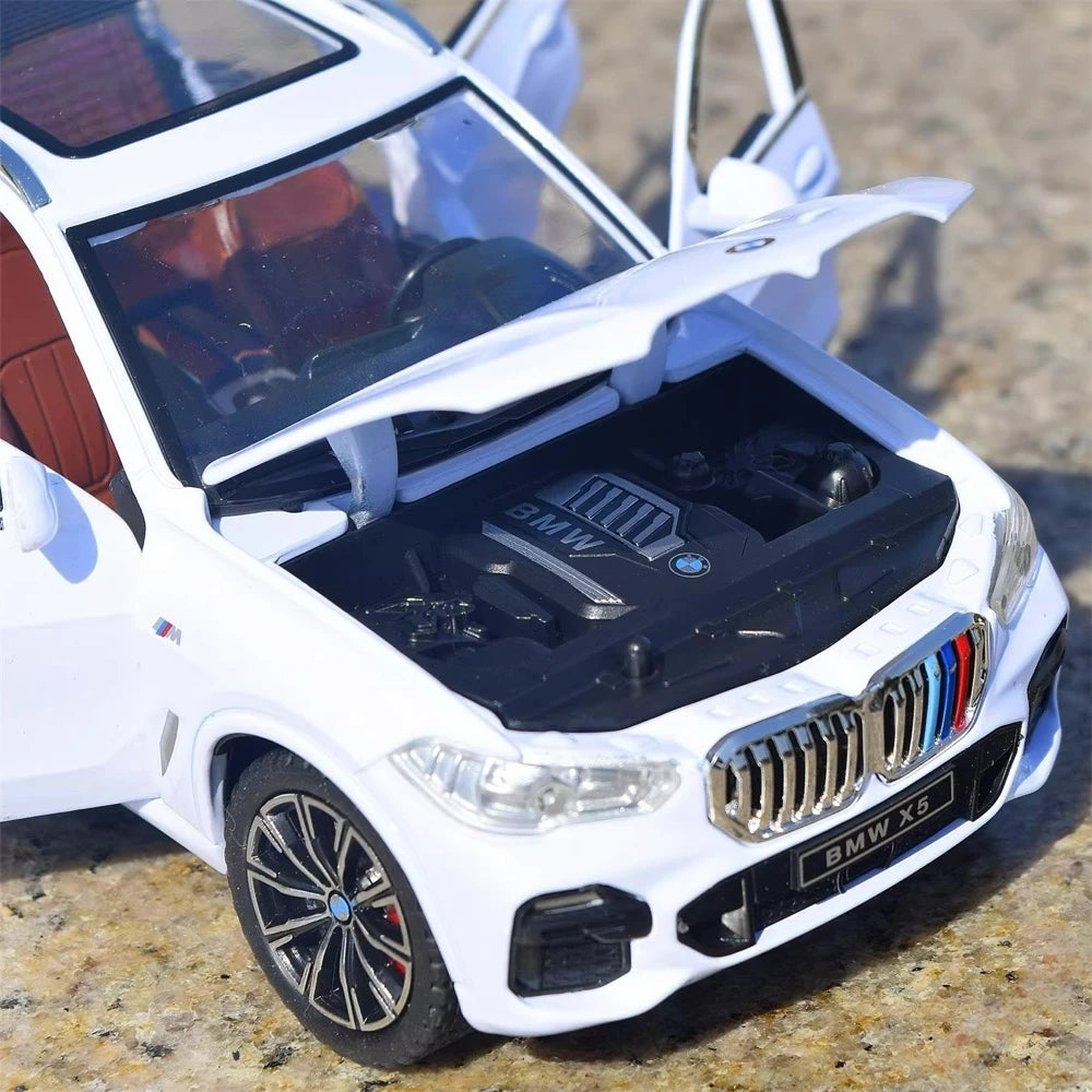 [TOY] 1:24 BMW 2019 G05 X5 M Sport White Model Car Die-Cast