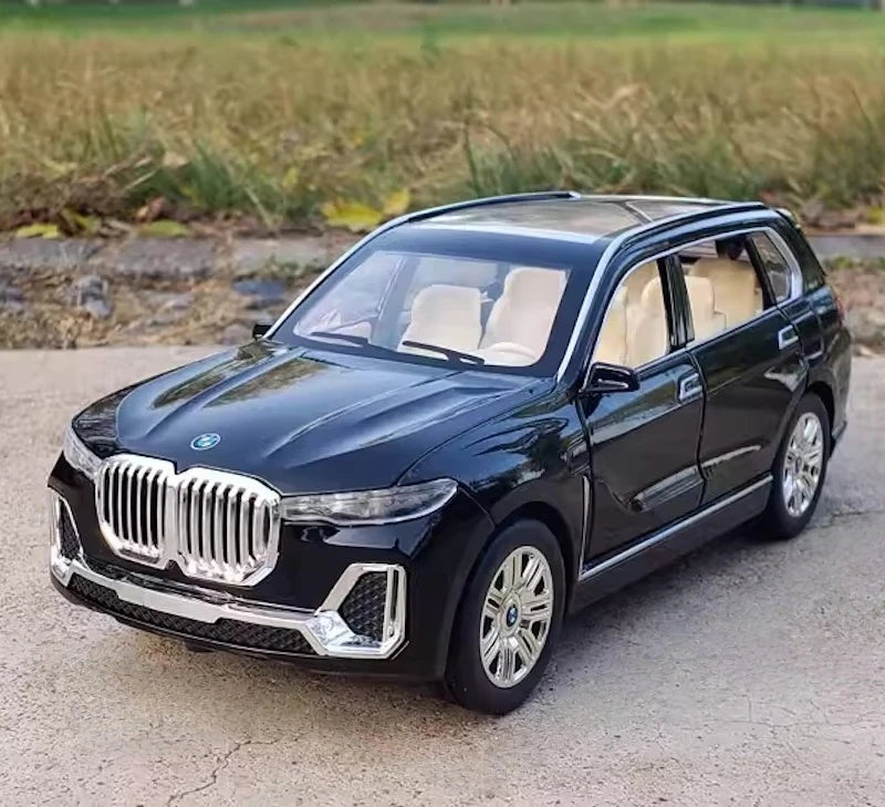 [TOY] 1:24 BMW 2019 G07 X7 xDrive40i Black Model Car Die-Cast