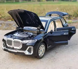 [TOY] 1:24 BMW 2019 G07 X7 xDrive40i ブラック モデルカー Die-Cast