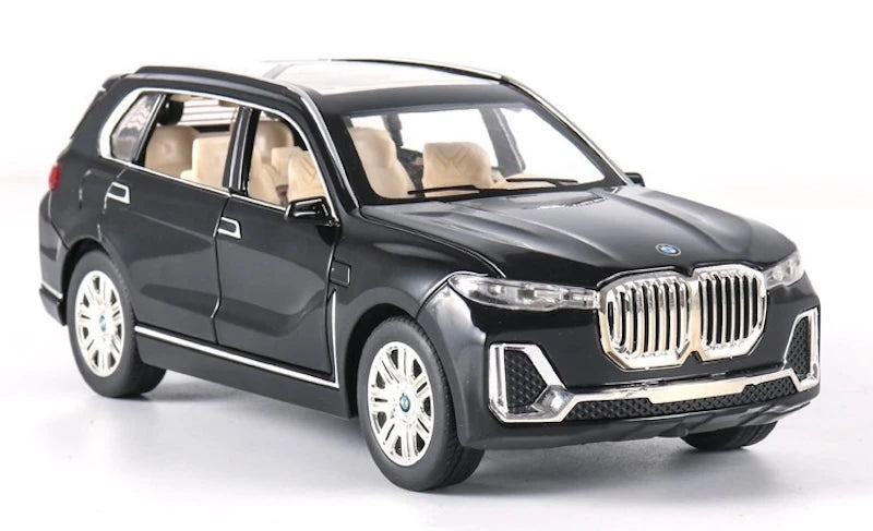 [TOY] 1:24 BMW 2019 G07 X7 xDrive40i ブラック モデルカー Die-Cast