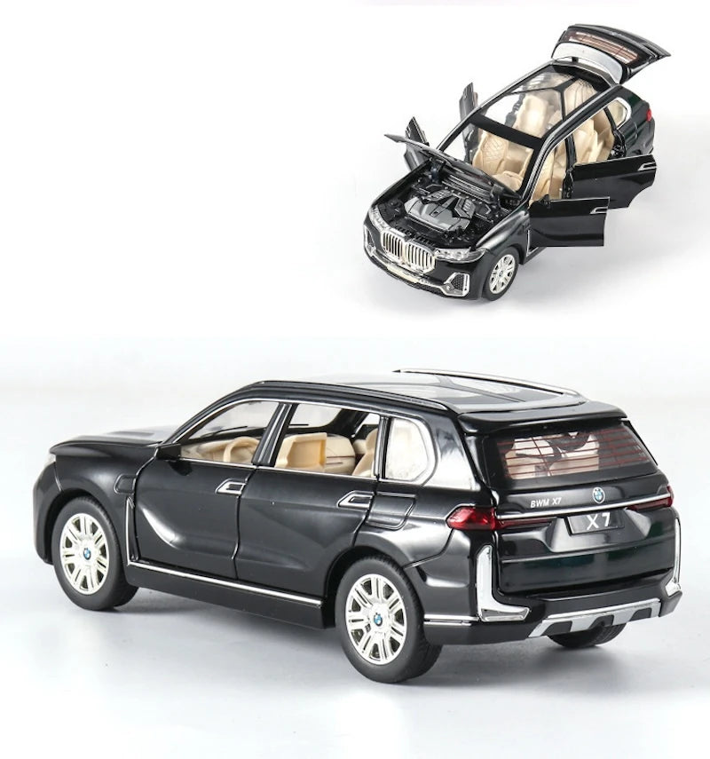 [TOY] 1:24 BMW 2019 G07 X7 xDrive40i ブラック モデルカー Die-Cast