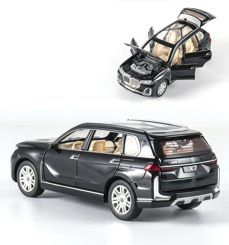 [TOY] 1:24 BMW 2019 G07 X7 xDrive40i Black Model Car Die-Cast