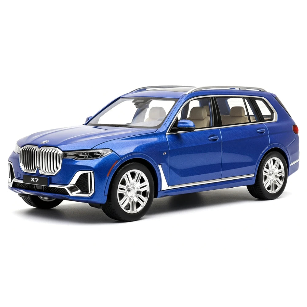 [TOY] 1:24 BMW 2019 G07 X7 xDrive40i blu modellino di auto Die-Cast