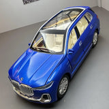 [TOY] 1:24 BMW 2019 G07 X7 xDrive40i Blue Model Car Die-Cast