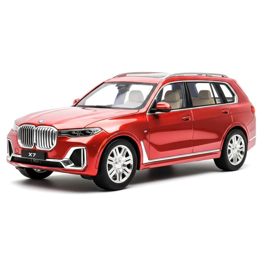 [TOY] 1:24 BMW 2019 G07 X7 xDrive40i Red Model Car Die-Cast