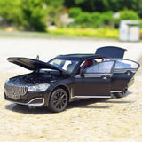 [TOY] 1:24 BMW 2019 G12 760Li ブラック モデルカー Die-Cast