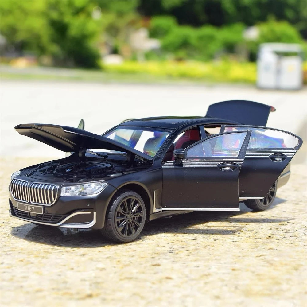 [TOY] 1:24 BMW 2019 G12 760Li nero modellino di auto Die-Cast