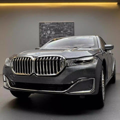 [TOY] 1:24 BMW 2019 G12 760Li Gray Model Car Die-Cast