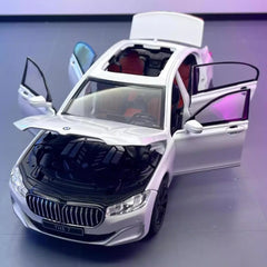 [TOY] 1:24 BMW 2019 G12 760Li White Model Car Die-Cast