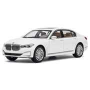 BMW 2019 G12 760Li biały 1:24 – model samochodu z metalu odlewanego do ekspozycji