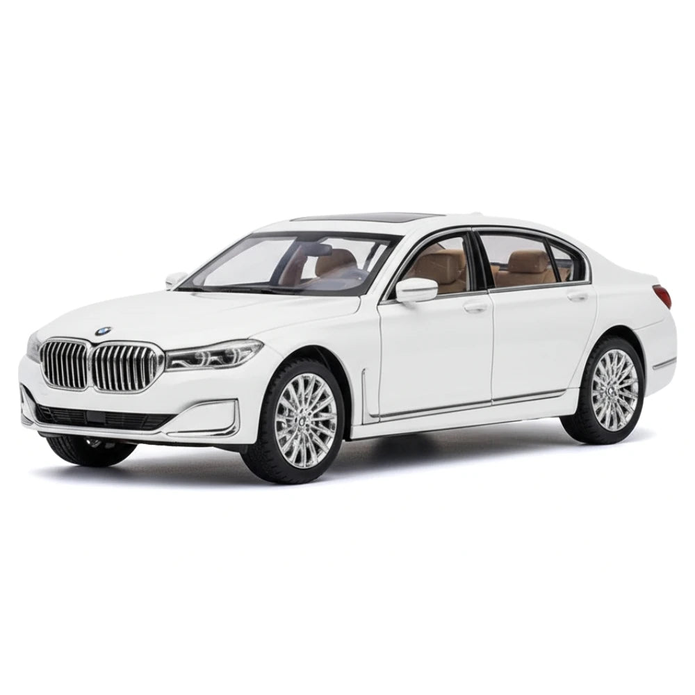 [TOY] 1:24 BMW 2019 G12 760Li White Model Car Die-Cast