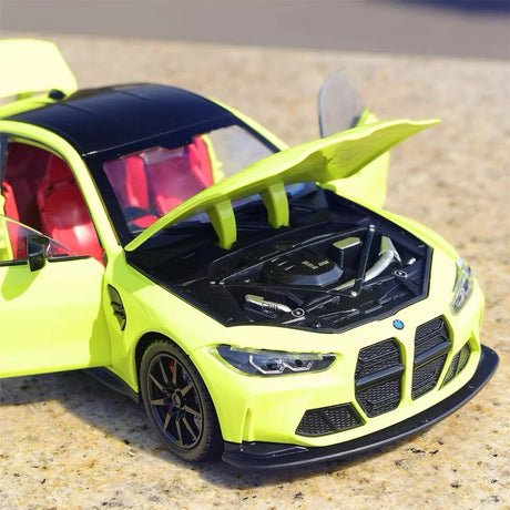 [TOY] 1:24 BMW 2021 G82 M4 Green Model Car Die-Cast