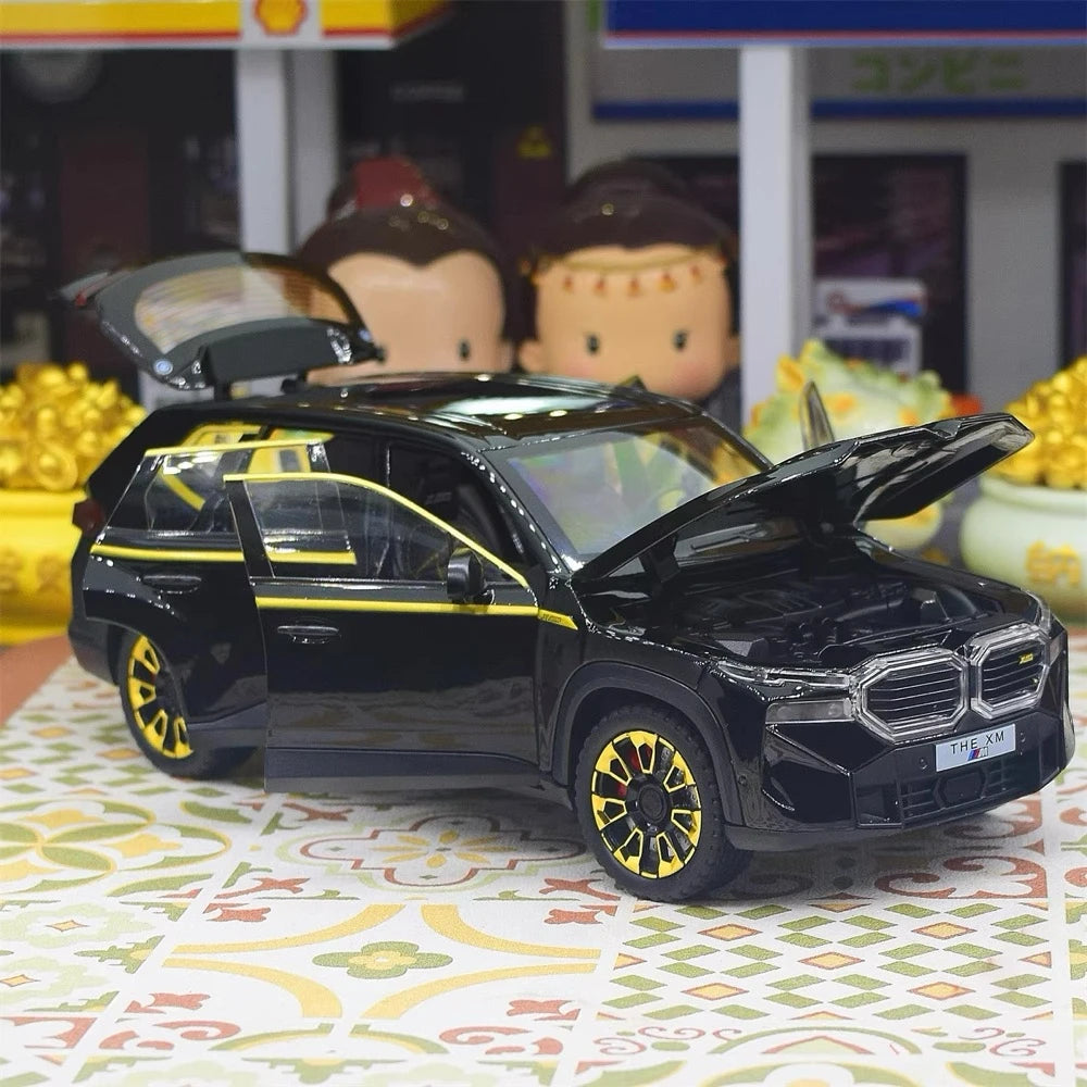[TOY] 1:24 BMW 2022 G09 XM Black Model Car Die-Cast