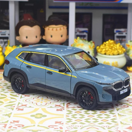 BMW 2022 G09 XM Szary 1:24 – Model wyświetlacza odlewany z metalu