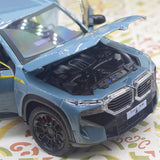 [TOY] 1:24 BMW 2022 G09 XM Gray Model Car Die-Cast