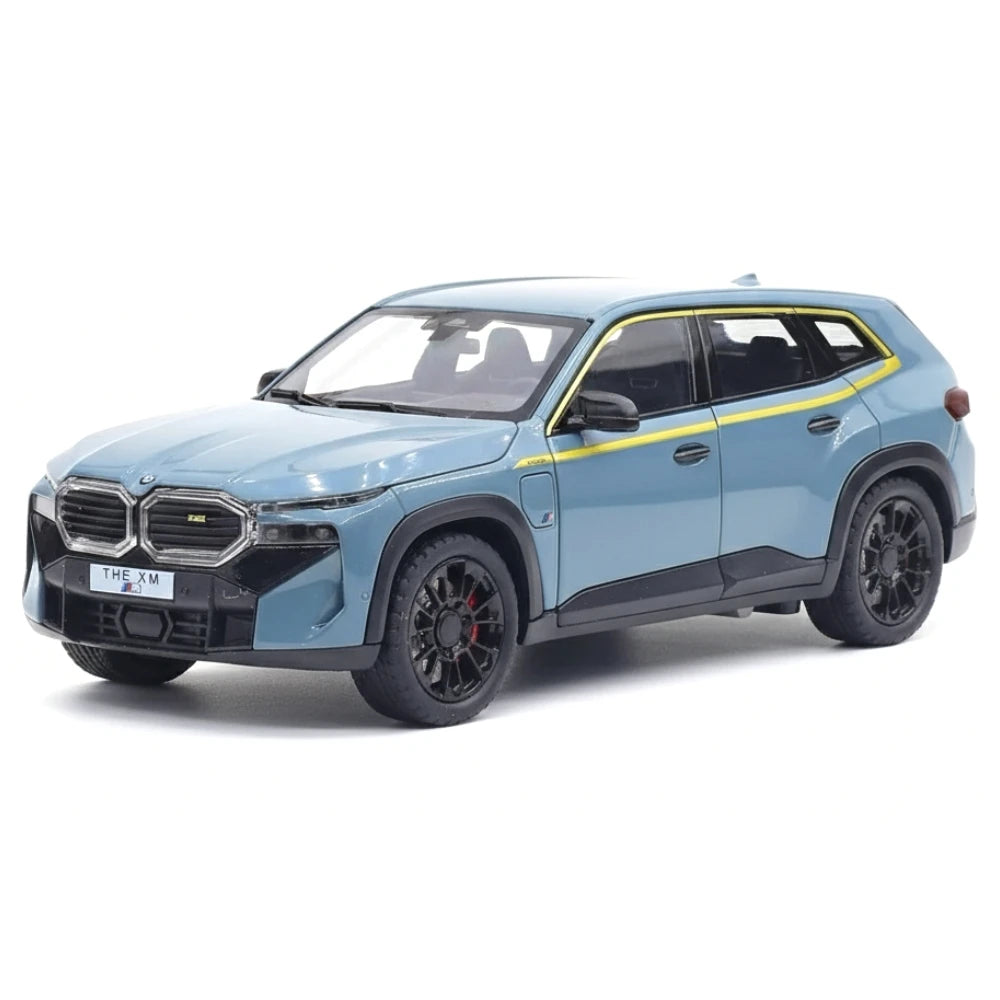 [TOY] 1:24 BMW 2022 G09 XM Gray Model Car Die-Cast