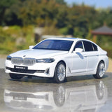 [TOY] 1:24 BMW 2023 G38 530 Li White Model Car Die-Cast