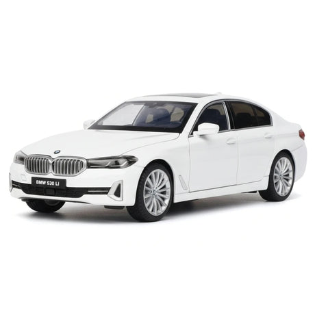 BMW 2023 G38 530 Li White 1:24 – model wyświetlacza odlewany cieśnieniowo