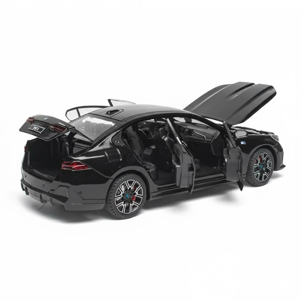 [TOY] 1:24 BMW 2024 G68 530Li M Sport LWB Black Model Car Die-Cast