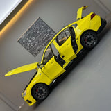 [TOY] 1:24 BMW 2024 G68 530Li M Sport LWB Yellow Model Car Die-Cast