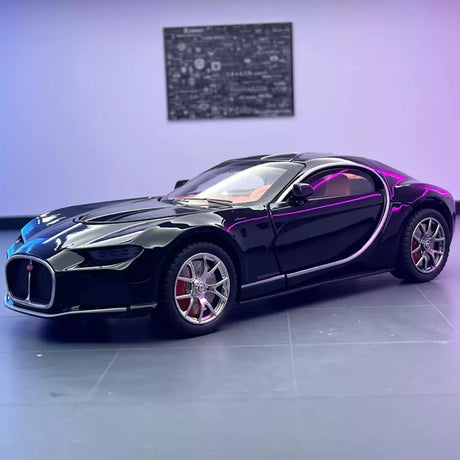 [TOY] 1:24 Bugatti 2015 Atlantic Black Model Car Die-Cast