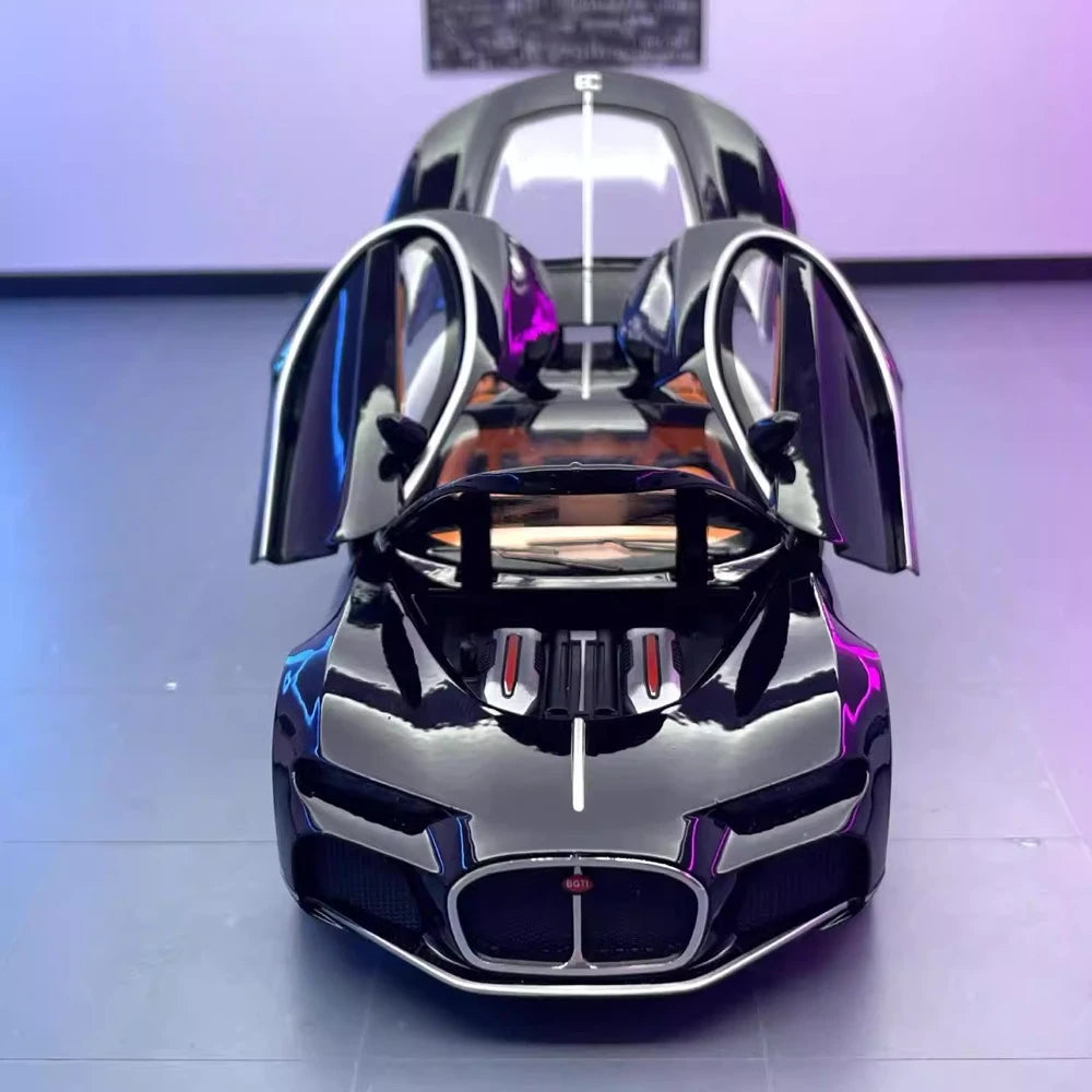 [TOY] 1:24 Bugatti 2015 Atlantic Black Model Car Die-Cast