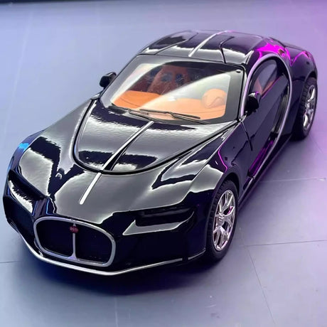 [TOY] 1:24 Bugatti 2015 Atlantic Black Model Car Die-Cast