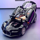 [TOY] 1:24 Bugatti 2015 Atlantic noir voiture miniature Die-Cast