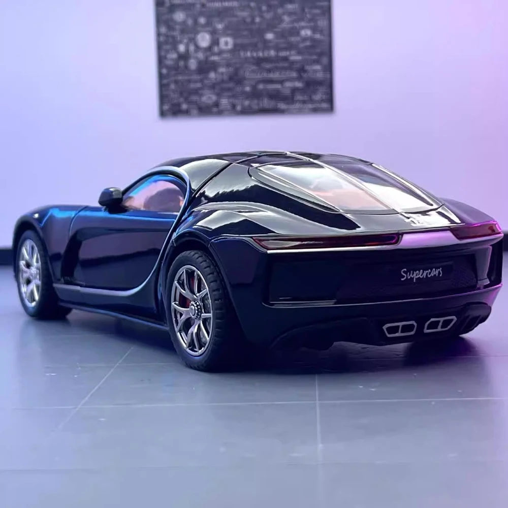 [TOY] 1:24 Bugatti 2015 Atlantic Black Model Car Die-Cast